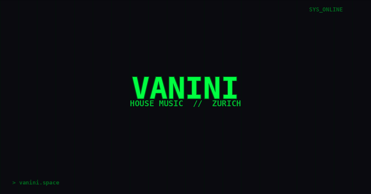 Vanini LIVE