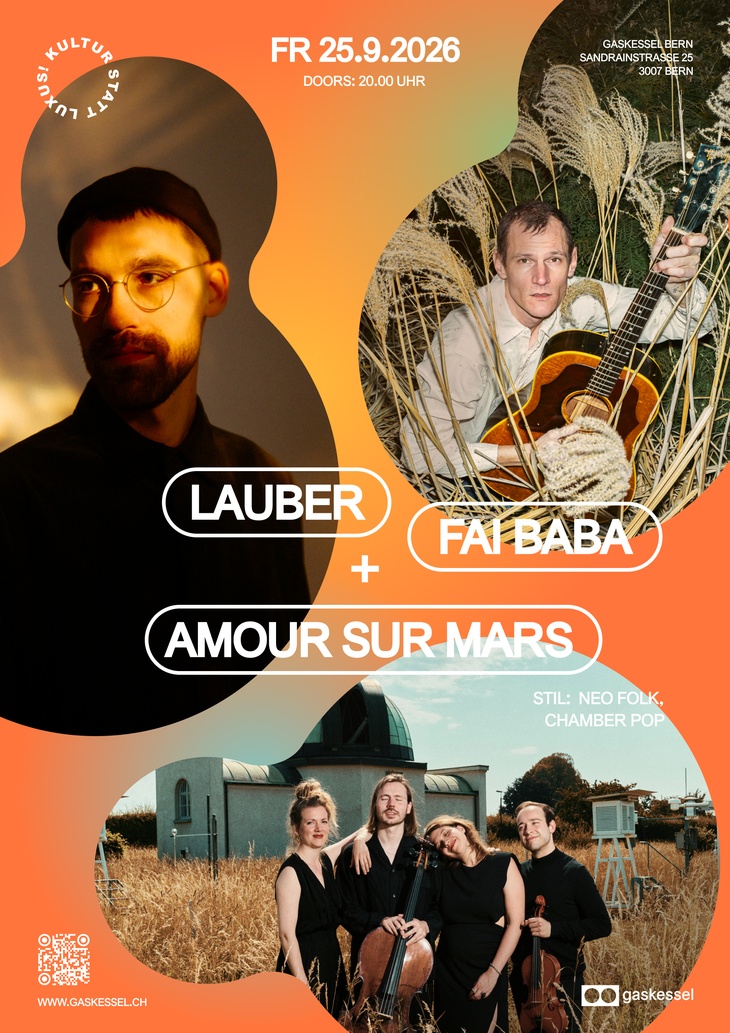 Doppelkonzert: Lauber & Fai Baba – begleitet von Amour sur ...